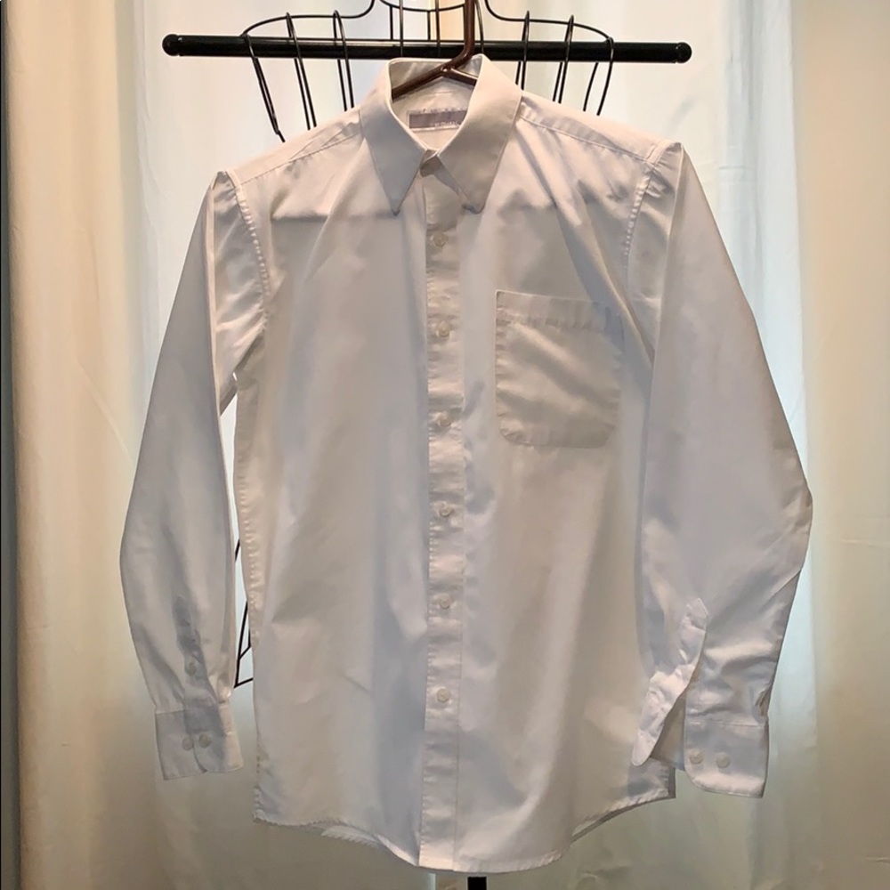 Michael Kors boys white dress shirt